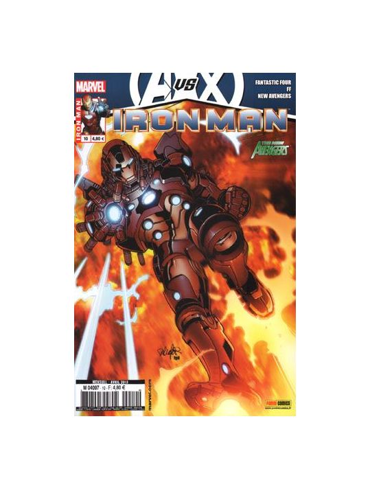 Iron man 2012 tome 10 - avengers vs x-men main product photo