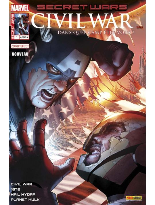 Secret wars : Civil War tome 1 - Cover 2/2 S. Mcniven main product photo