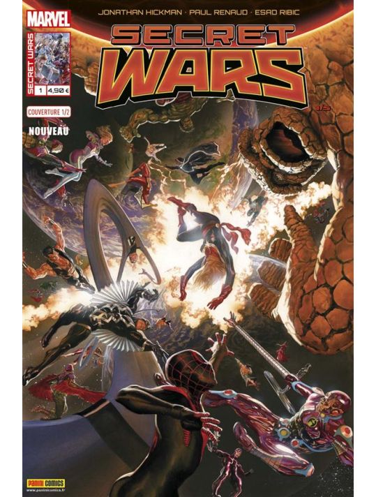 Secret wars tome 1 - Cover 1/2 Alex Ross main product photo