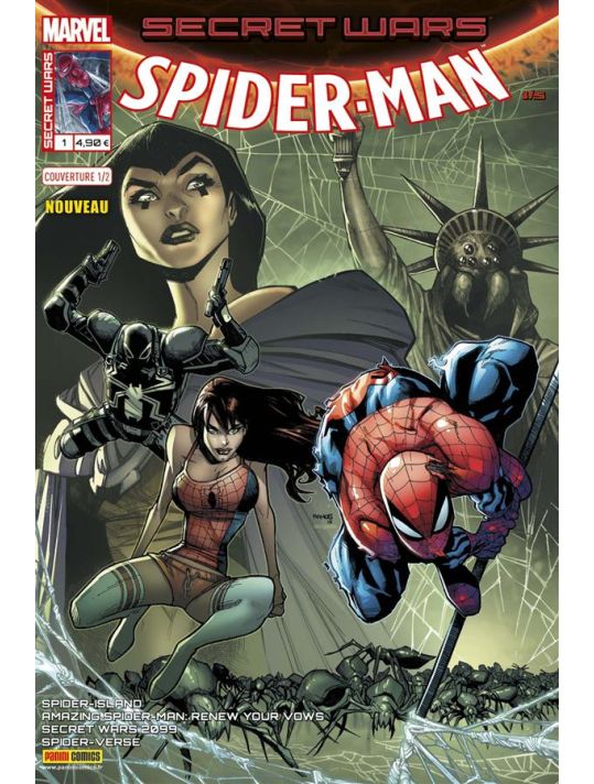 Secret wars : Spider-Man tome 1 - Cover 1/2 Humberto Ramos main product photo