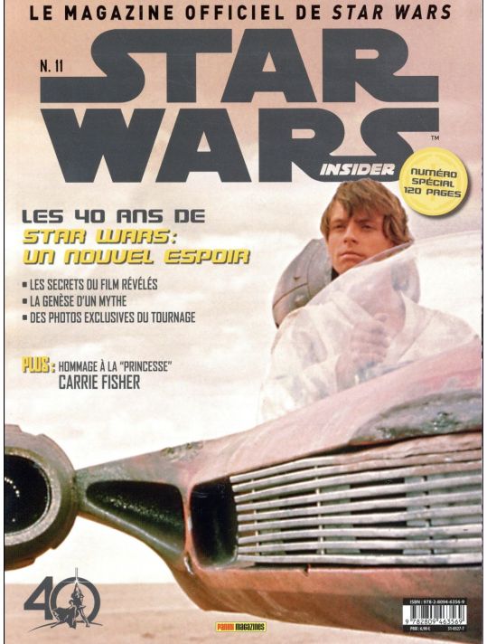 Star Wars Insider n.11 ; les 40 ans de Star Wars ; un nouvel espoir main product photo