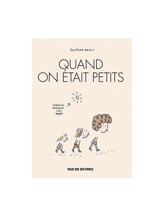 Quand on était petits main product photo