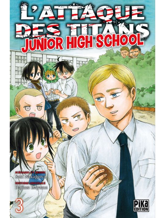 L'attaque des titans - junior high school tome 3 main product photo