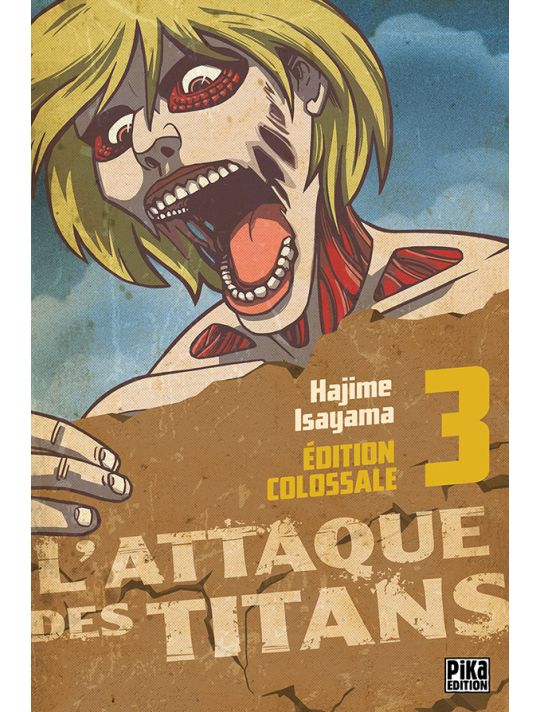 L'attaque des titans - édition colossale tome 3 main product photo