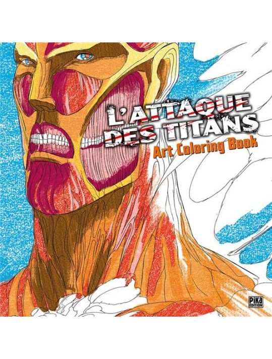 L'attaque des titans - art coloring book main product photo