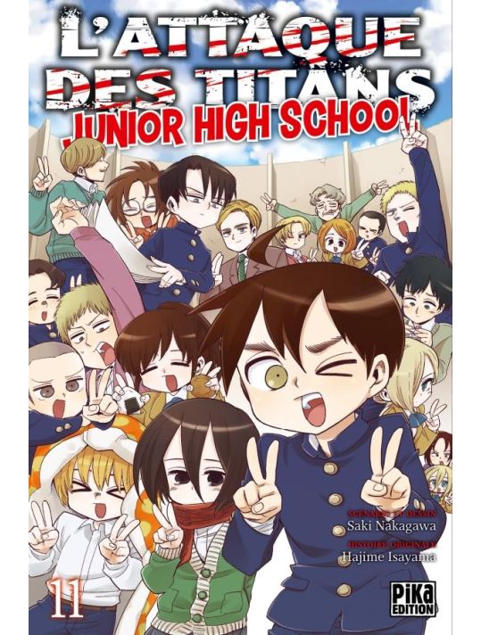 L'attaque des titans - junior high school tome 11 main product photo