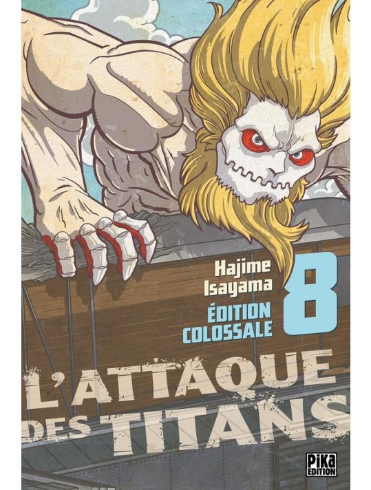 L'attaque des titans - édition colossale tome 8 main product photo