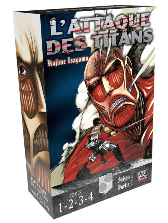 L'attaque des titans - coffret tomes 1 à 4 main product photo