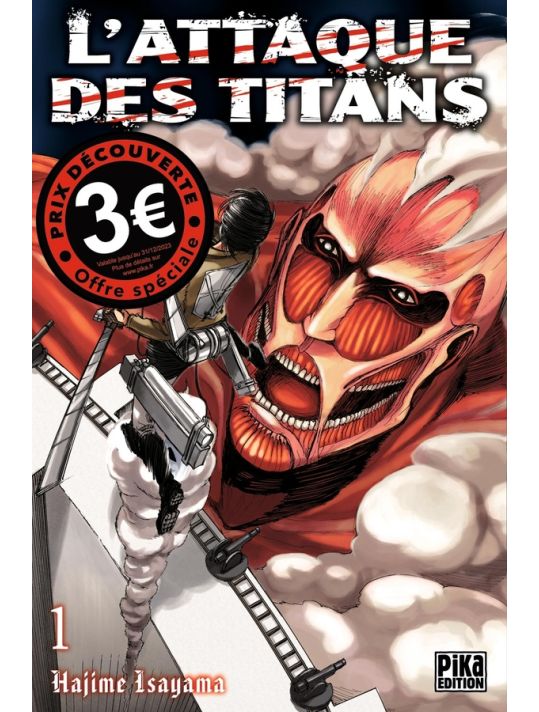L'attaque des titans tome 1 (petit prix) main product photo