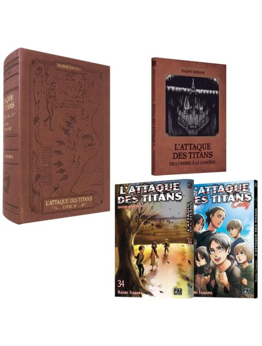 L'attaque des titans (édition anniversaire) tome 34 main product photo