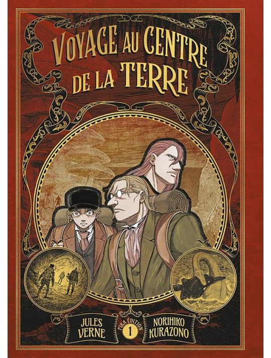 Voyage au centre de la Terre (luxe) tome 1 main product photo