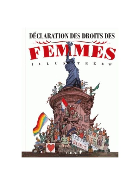 Déclaration des droits de la femme illustrée - poche main product photo