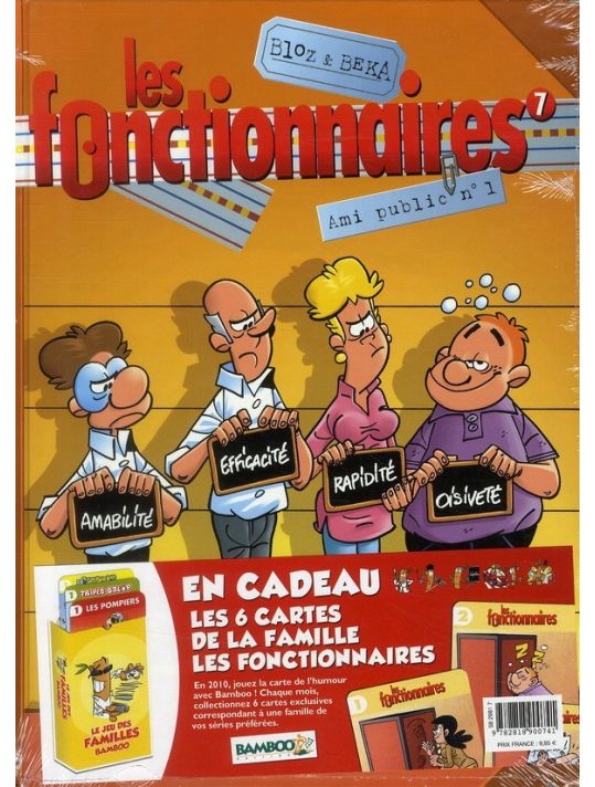 les fonctionnaires tome 7 - jeu des familles bamboo main product photo