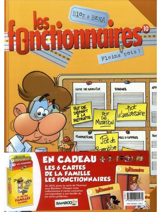 les fonctionnaires tome 10 - jeu des familles bamboo main product photo