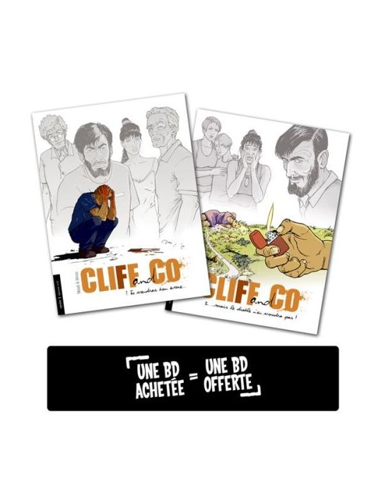 Pack Découverte Cliff & co tome 1 + tome 2 offert main product photo