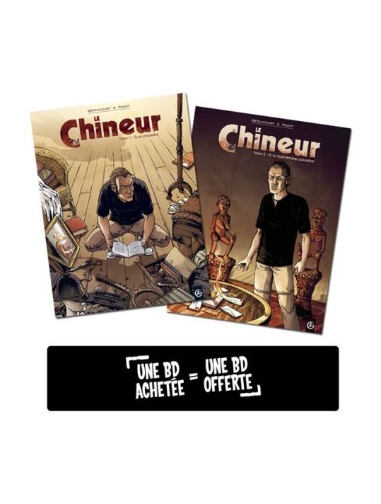 Pack Découverte Le chineur tome 1 + tome 2 Offert main product photo