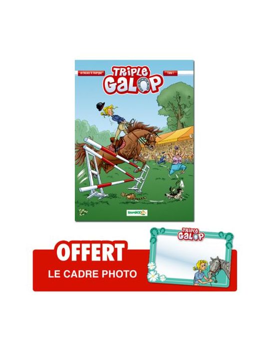 triple galop tome 1 - cadre photo offert ! main product photo