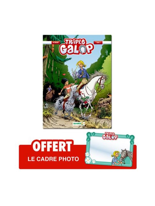 triple galop tome 2 - cadre photo offert ! main product photo