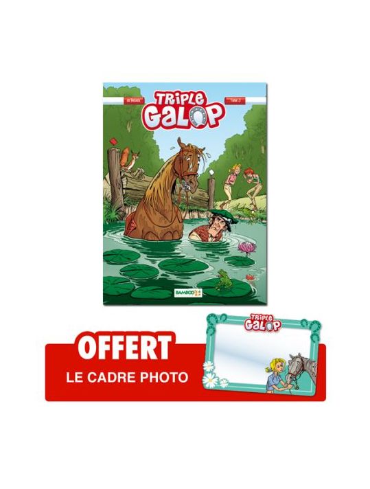 triple galop tome 3 - cadre photo offert ! main product photo