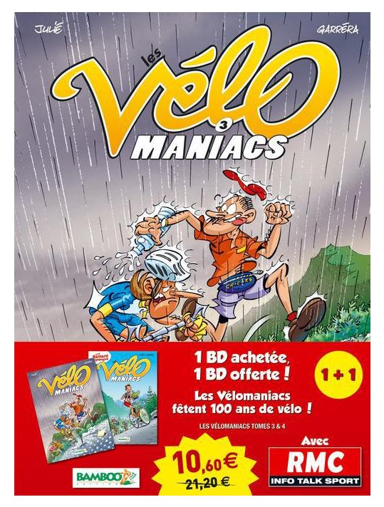 Pack découverte les vélomaniacs tome 3 et tome 4 main product photo