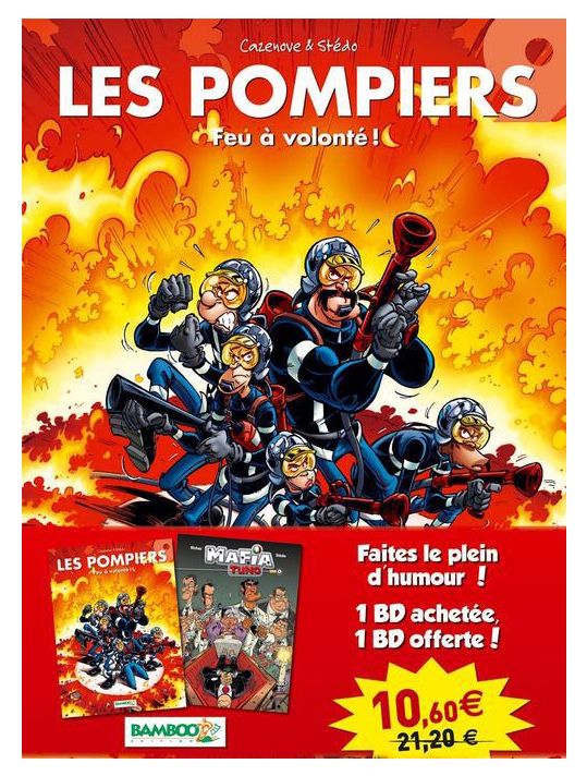 Pack les pompiers tome 9 + mafia tuno tome 1 main product photo