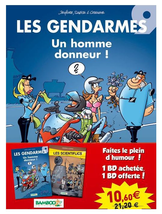 Pack les gendarmes tome 9 + les scientiflics tome 2 main product photo
