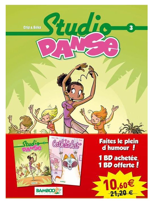 Pack studio danse tome 3 + Cath et son chat tome 1 main product photo