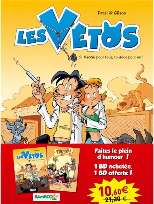 Pack découverte : les vétos tome 2 - toutou & cie tome 2 main product photo