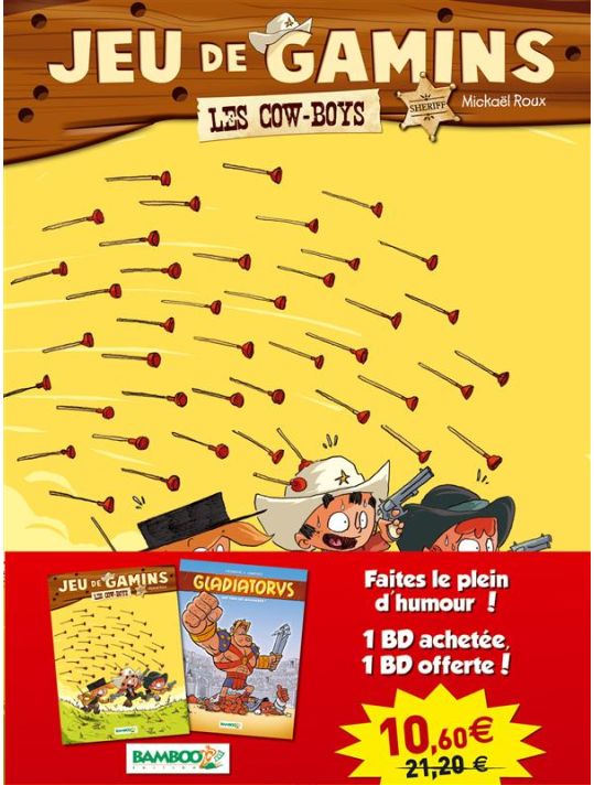 Pack découverte : jeu de gamins tome 2 + Gladiatorus tome 1 main product photo