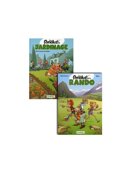 Pack découverte 2015 - Les Fondus du jardinage + Les Fondus de la rando main product photo