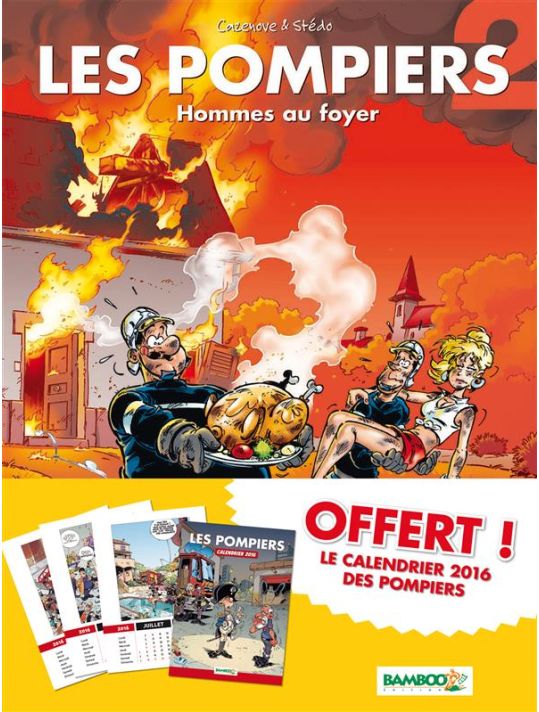 Les Pompiers tome 2 - pack calendrier 2016 main product photo