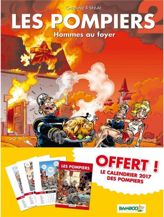 Les pompiers tome 2 - avec calendrier 2017 offert main product photo