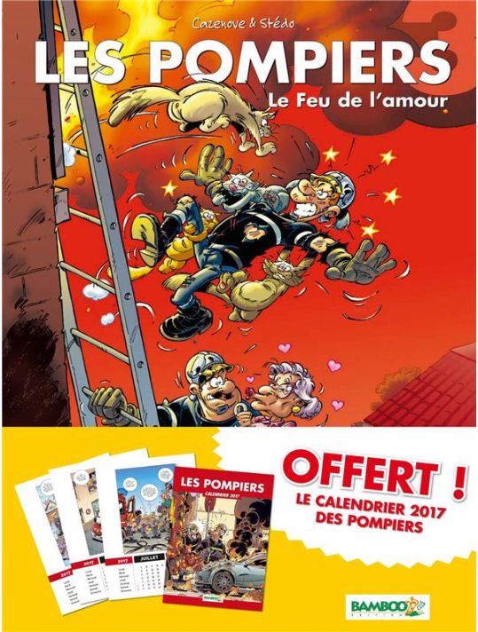Les pompiers tome 3 - avec calendrier 2017 offert main product photo