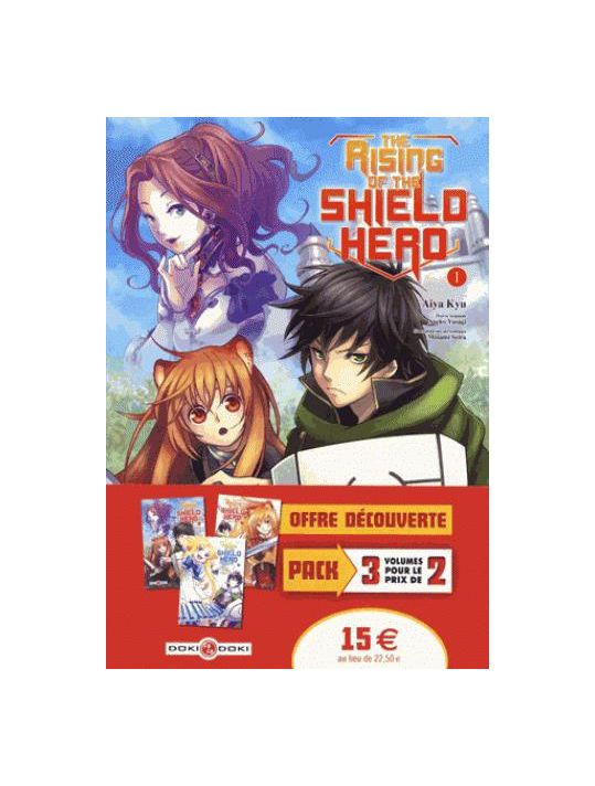 The rising of the shield hero - pack tomes 1 à 3 main product photo