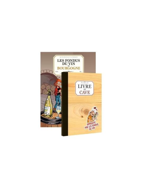 Les fondus du vin - Bourgogne + livre de cave offert main product photo