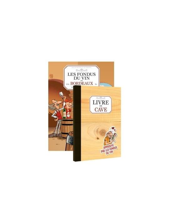 Les fondus du vin - Bordeaux + livre de cave offert main product photo