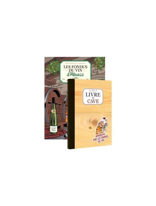 Les fondus du vin - Alsace + livre de cave offert main product photo