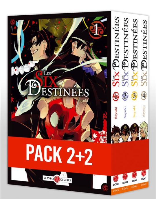 Les six destinées - pack tomes 1 à 4 main product photo