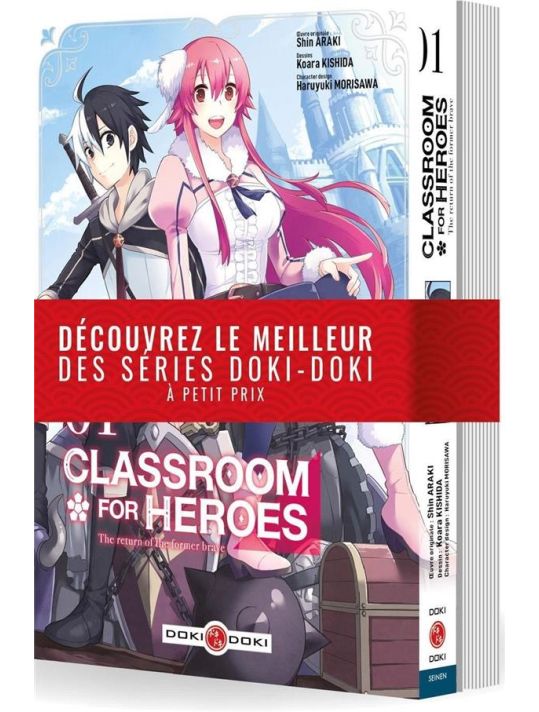 Classroom for heroes - pack tomes 1 et 2 main product photo