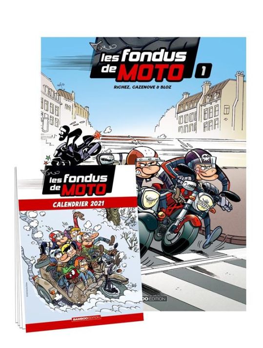 Les fondus de moto tome 1 + calendrier 2021 offert main product photo