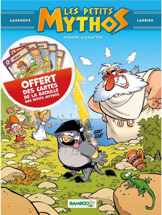 Les petits mythos tome 1 (+ jeu de cartes offert - foudre à gratter) main product photo