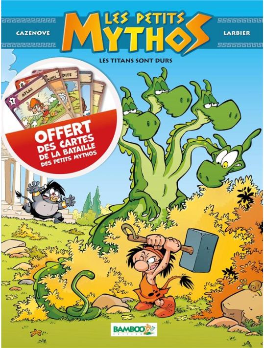 Les petits mythos tome 3 (+ jeu de cartes offert - Les titans sont durs) main product photo