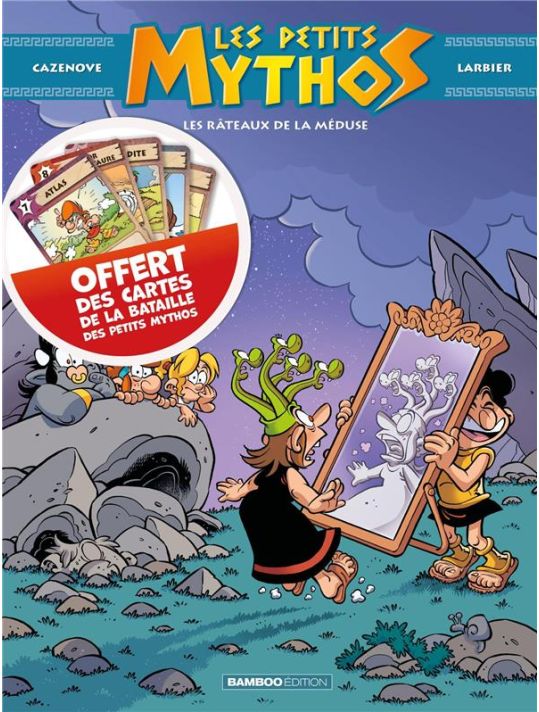 Les petits mythos tome 9 (+ jeu de cartes offert - les rateaux de la méduse) main product photo