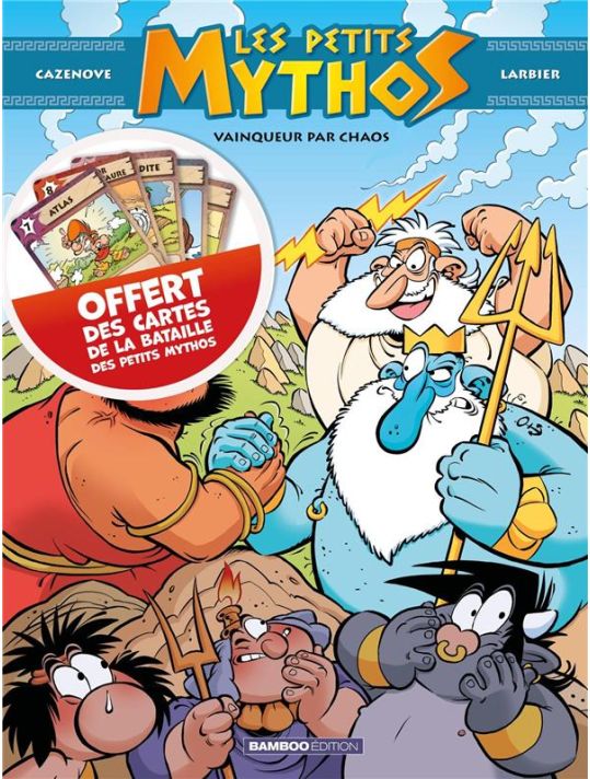 Les petits mythos tome 10 (+ jeu de cartes offert - vainqueur par chaos) main product photo