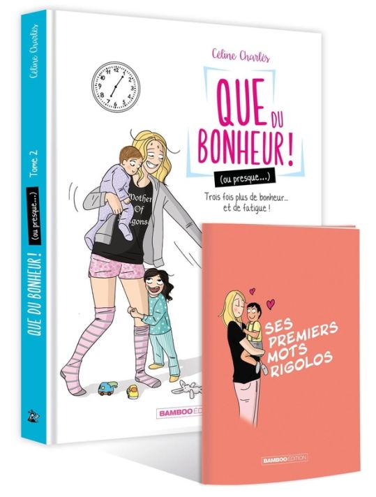 Que du bonheur (ou presque...) tome 2 + carnet mots d'enfants main product photo