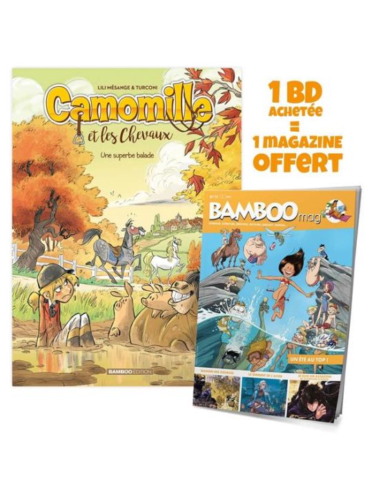 Camomille Et Les Chevaux Tome 5 - Une Superbe Balade main product photo
