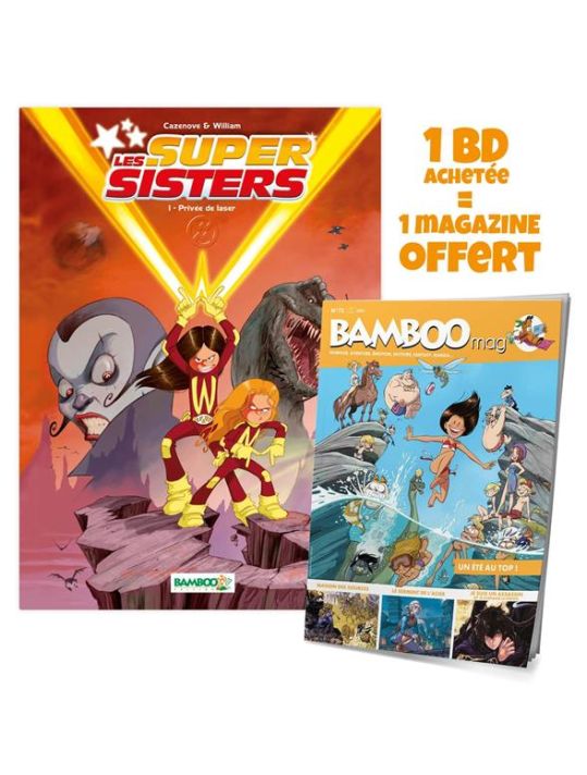 Les Super Sisters Tome 1 - Privées De Laser main product photo