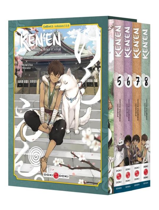 Ken'en - comme chien et singe - coffret tomes 5 à 8 main product photo