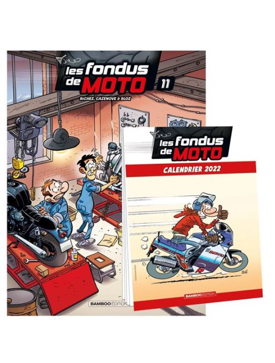 Les fondus de moto tome 11 + calendrier 2022 offert main product photo