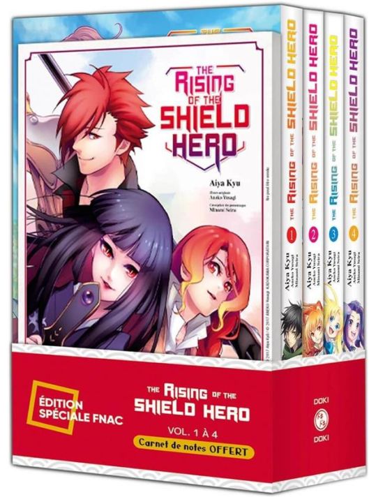 The Rising Of The Shield Hero - Coffret Tomes 1 à 4 main product photo